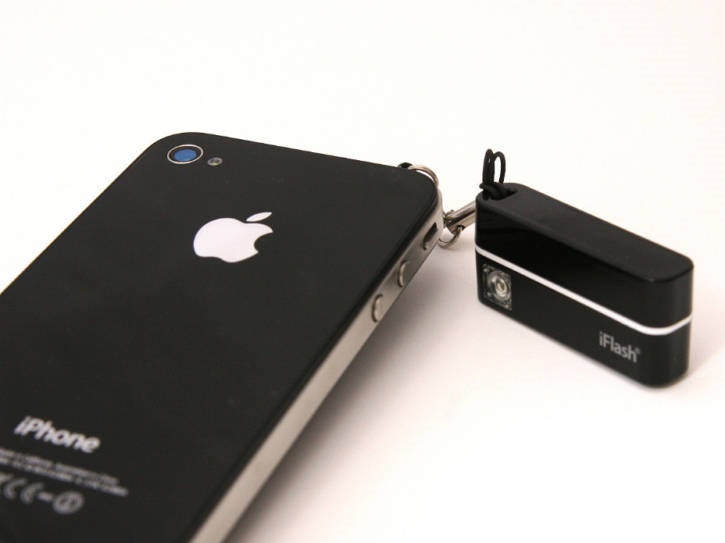 Φακός Φλάς Κάμερας για iPhone/iPod/iPad Μαύρο